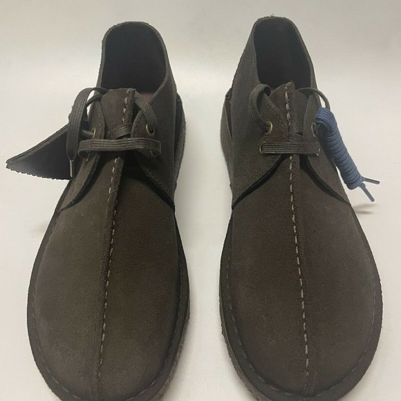 Clarks Originals Suede Desert Trek Brown Boots - Picture 5 of 5